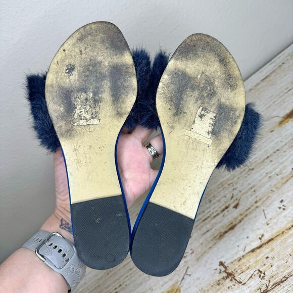 Raye Sawtelle Faux Fur Slides 6.5 - Picture 8 of 9